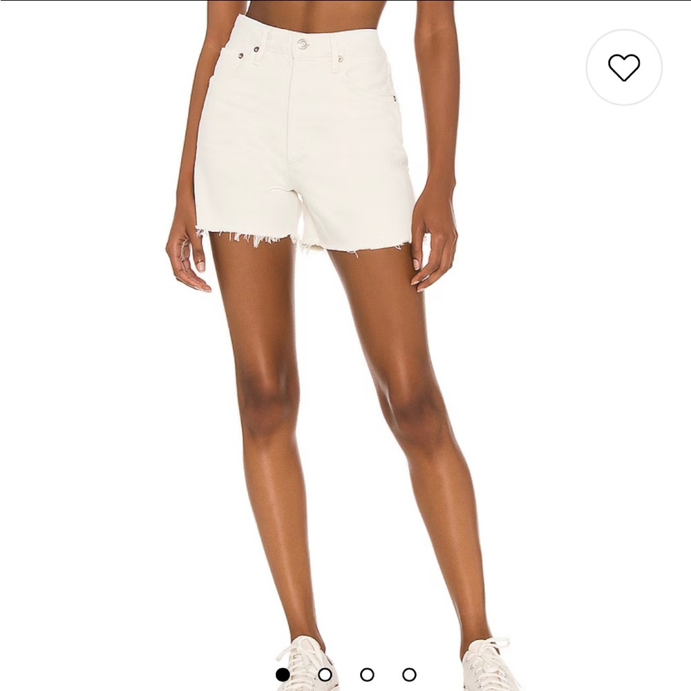 White Agolde Dee Jean Shorts 24 never worn